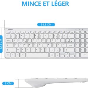 OMOTON Clavier sans Fil