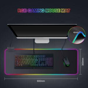 Tapis de Souris Gaming RGB XXL (800 x 300 mm)