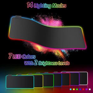 Tapis de Souris Gaming RGB XXL (800 x 300 mm)